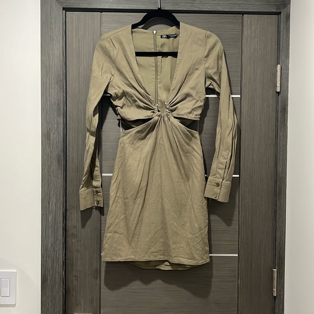 ZARA linen dress